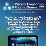 EHS and S for Biopharma and Pharma Summit West