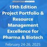 19th Edition Project Portfolio and Resource Management Excellence for Pharma and Biotech conference